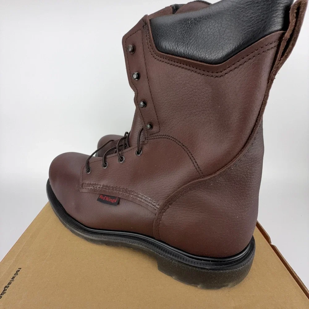 Red Wing Supersole 8-inch Safety Toe Boot Leather Mens Size 15‎ EE 2408 NOS